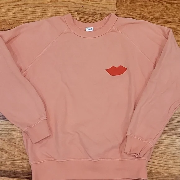 Clare V Lips Sweatshirt - Picture 4 of 11